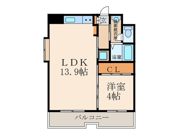 ﾗｲｵﾝｽﾞﾏﾝｼｮﾝ博多駅南第3（901）の物件間取画像